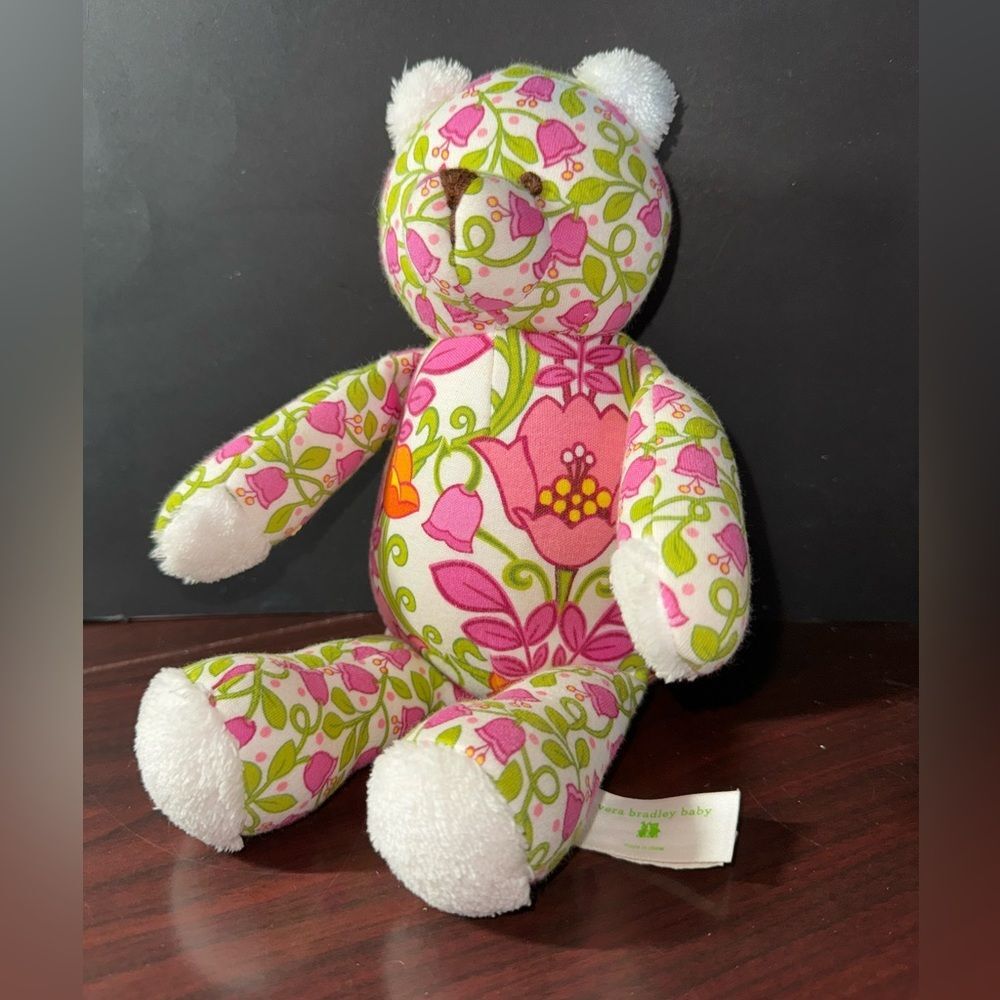 VERA BRADLEY Bear in Lilli Bell Retired Summer 2013 10”